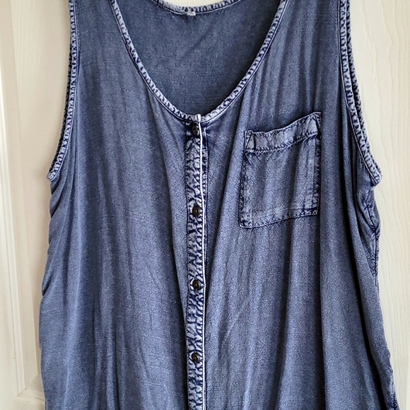 Macy's Blue Jean "look" Tank - Picture 5 of 14